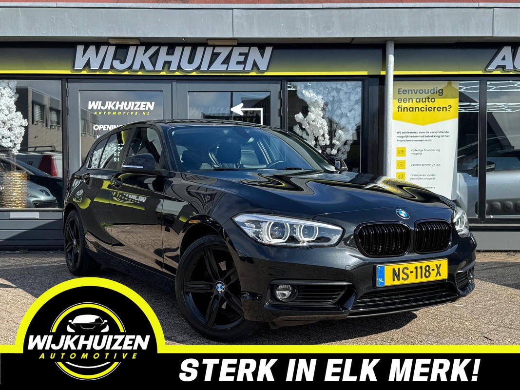 BMW-1 Serie-118i Black Edition met Led !!! 17 Inch !!! Nieuwstaat !!! Vol opties !!! | Lease One en Lenen op Maat maken het mogelijk!