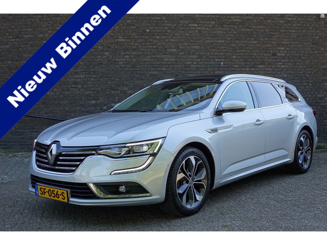 Renault-Talisman-Estate 1.6 TCe Limousin, full options, 4 control, panoramadak, automaat, trekhaak | Lease One en Lenen op Maat maken het mogelijk!
