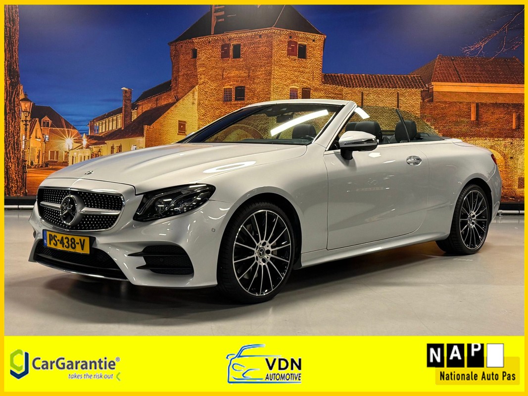 Mercedes-Benz-E-Klasse-Cabrio 400 4Matic AMG 25th Ed. Full Options | Lease One en Lenen op Maat maken het mogelijk!