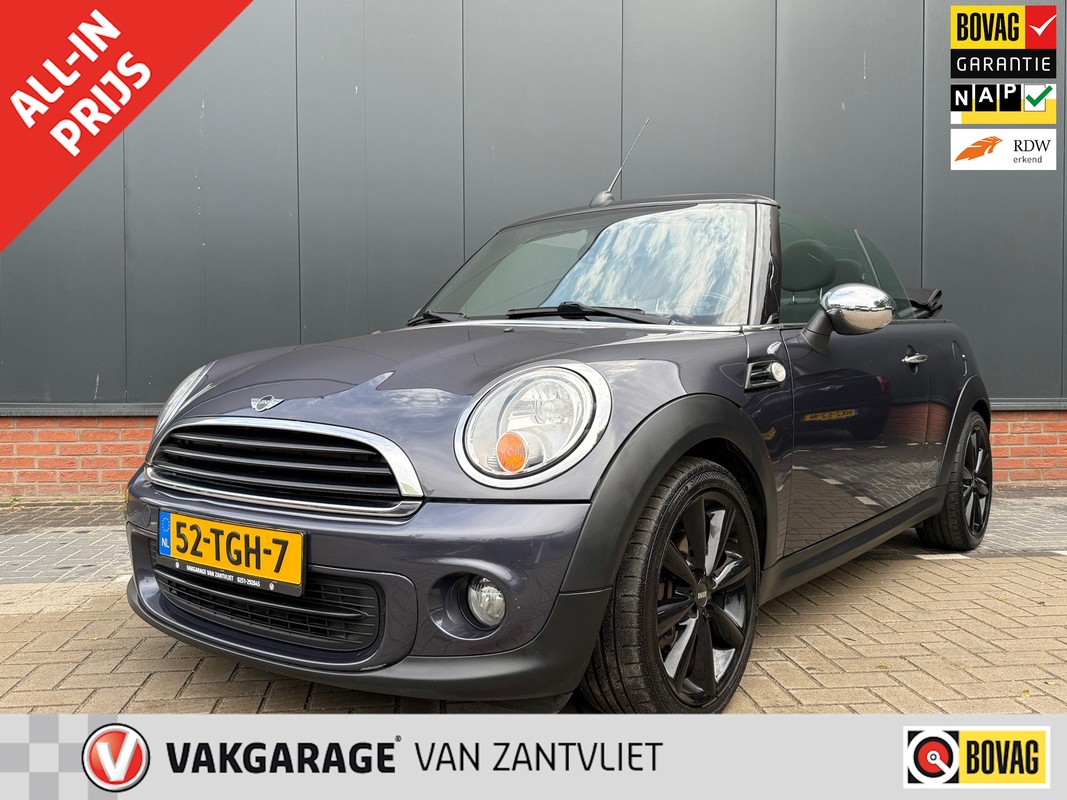 MINI-Cooper Cabrio-Chili 1.6 (12 mnd BOVAG garantie) | Lease One en Lenen op Maat maken het mogelijk!