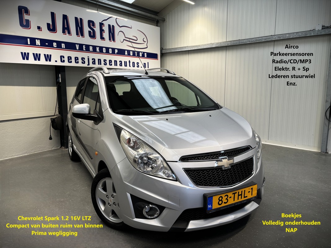 Chevrolet-Spark-1.2 16V LTZ Nette auto! | Lease One en Lenen op Maat maken het mogelijk!