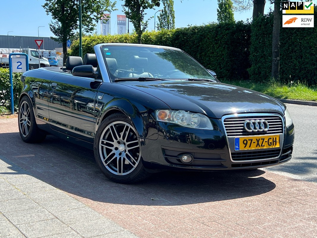 Audi-A4-Cabriolet 1.8 Turbo Pro Line * 4-Zits Cabrio | | Lease One en Lenen op Maat maken het mogelijk!