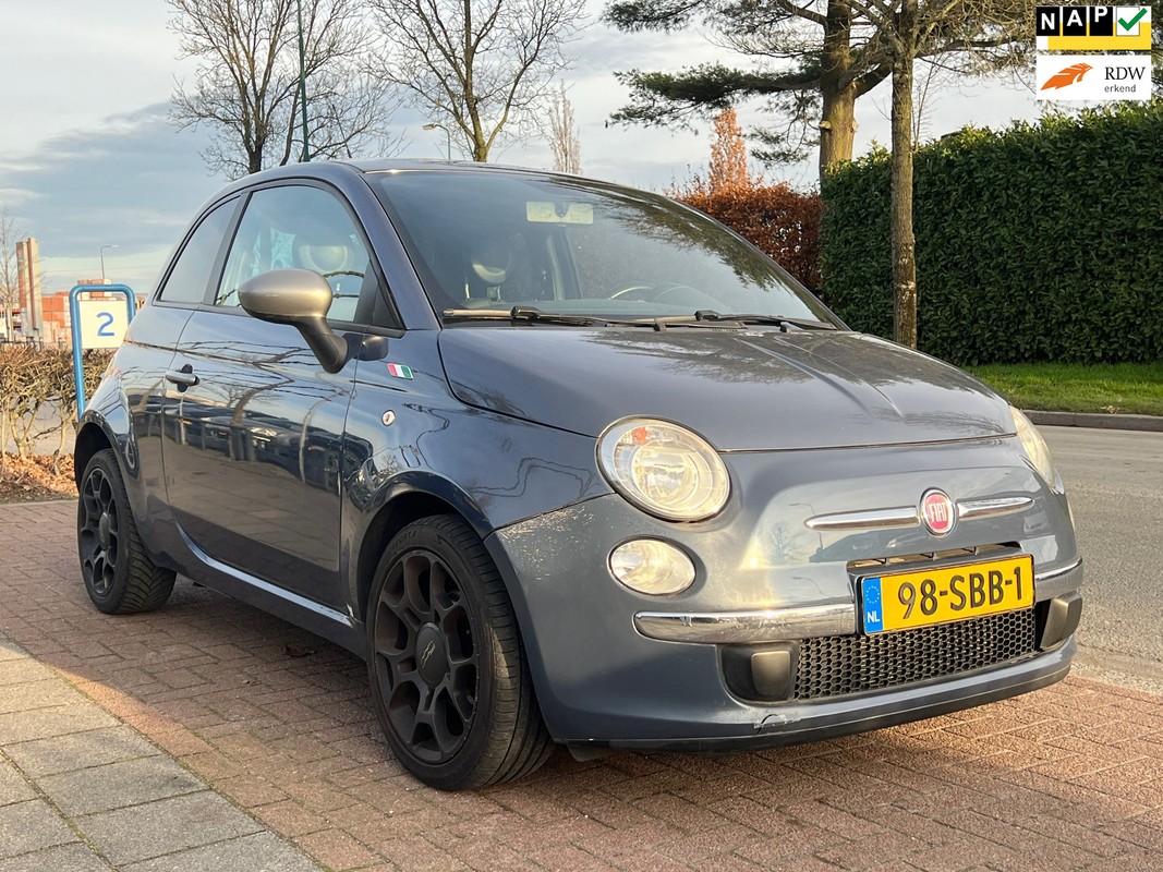 Fiat-500-0.9 Plus Turbo NAP *AIRCO|Zwart Contrast-Dak | Lease One en Lenen op Maat maken het mogelijk!