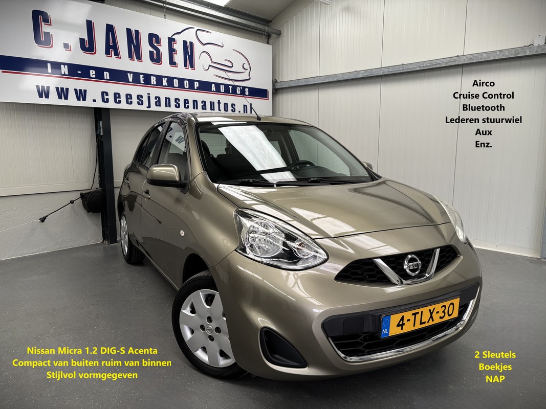 Nissan-Micra-1.2 DIG-S Acenta Prachtige auto! | Lease One en Lenen op Maat maken het mogelijk!