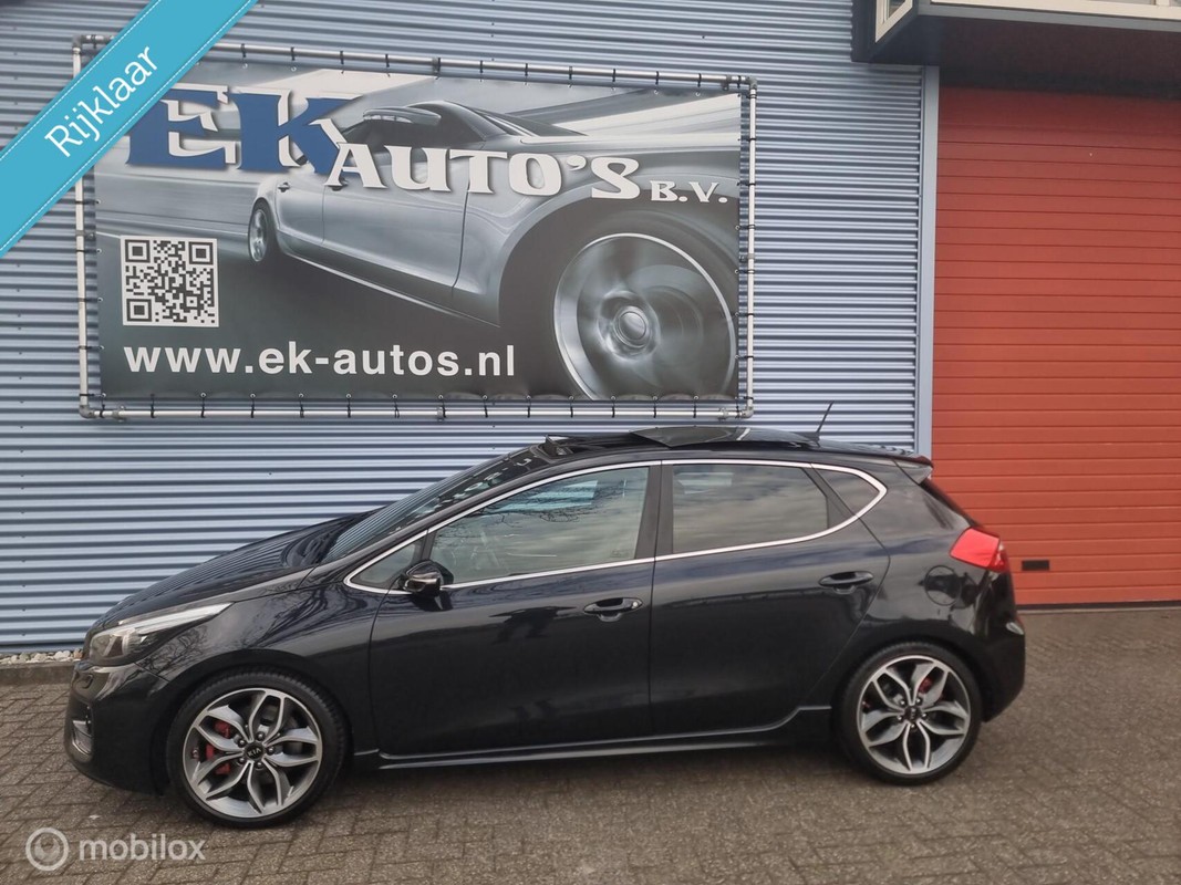 Kia-cee'd-1.6 T-GDi GT Sport 205pk. Keurig !! Alle opties !! | Lease One en Lenen op Maat maken het mogelijk! Kia-cee'd-1.6 T-GDi GT Sport 205pk. Keurig !! Alle opties !! | Lease One en Lenen op Maat maken het mogelijk!