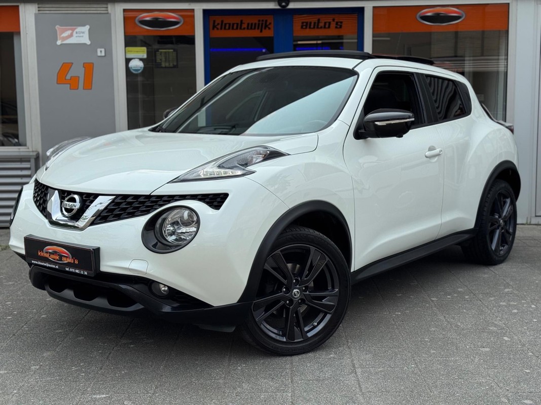 Nissan-Juke-1.2 DIG-T Tekna Panorama 360 Camera Navigatie Pearl White Dealer Onderhouden | Lease One en Lenen op Maat maken het mogelijk!