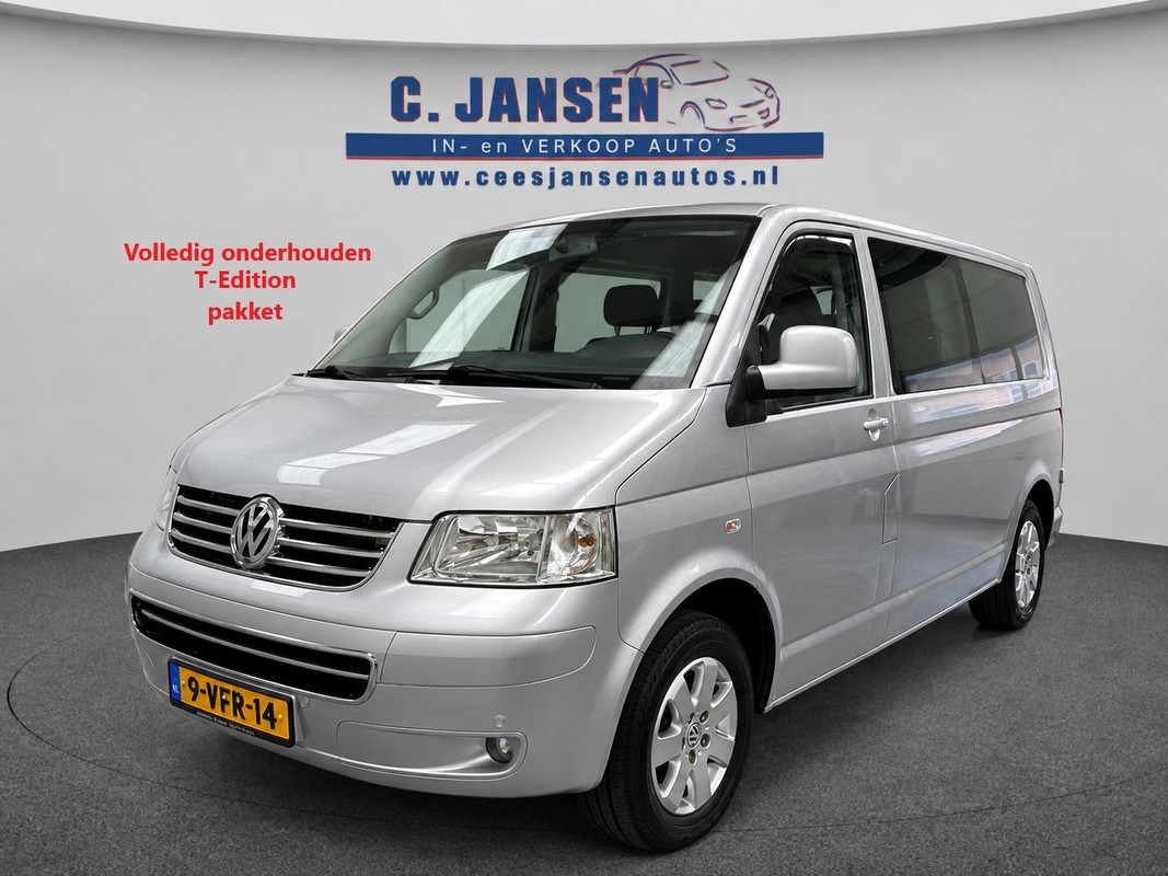 Volkswagen-Transporter-1.9 TDI 340 Budgetline DC T-Edition! Super mooi! Volledig onderh. Trekhaak! | Lease One en Lenen op Maat maken het mogelijk! Volkswagen-Transporter-1.9 TDI 340 Budgetline DC T-Edition! Super mooi! Volledig onderh. Trekhaak! | Lease One en Lenen op Maat maken het mogelijk!